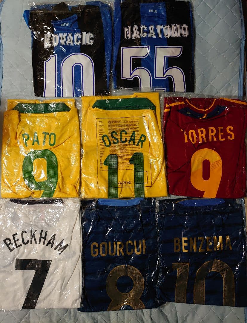 サッカー ユニフォーム ワールドカップ メッシ ロナウド ネイマール トッティ