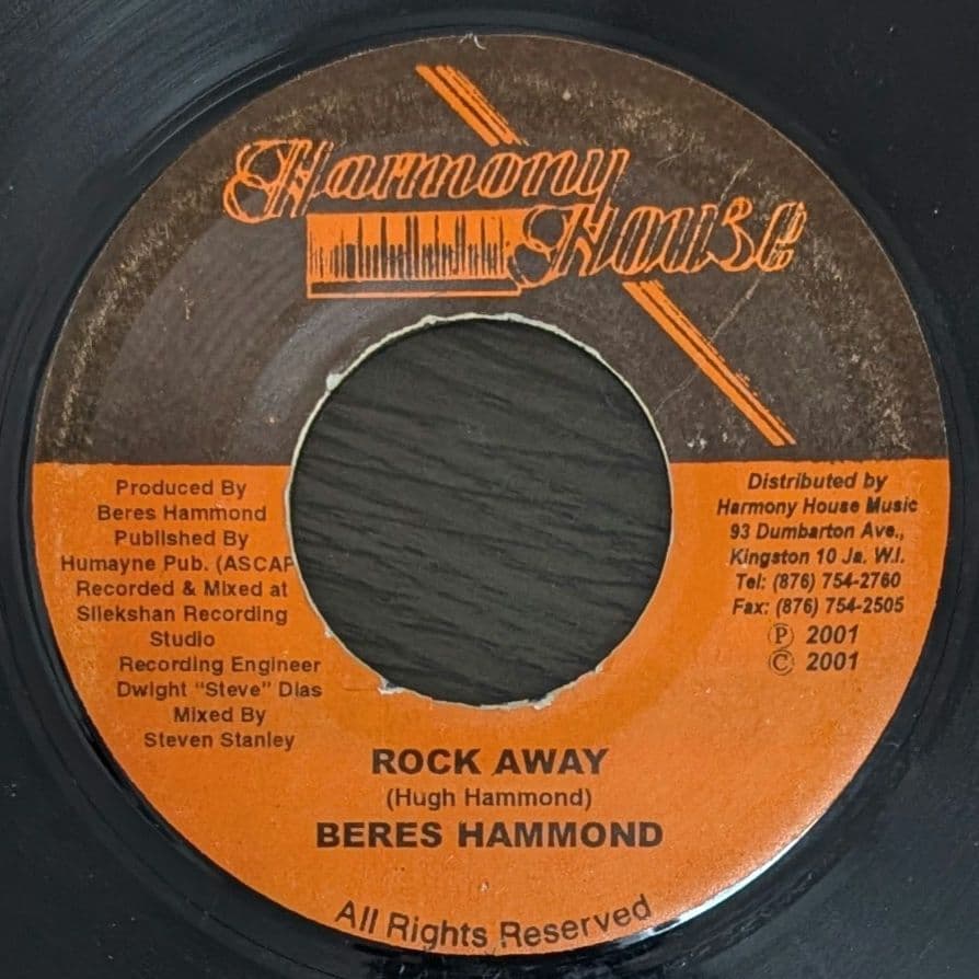Beres Hammond Rock Away 7インチレコード