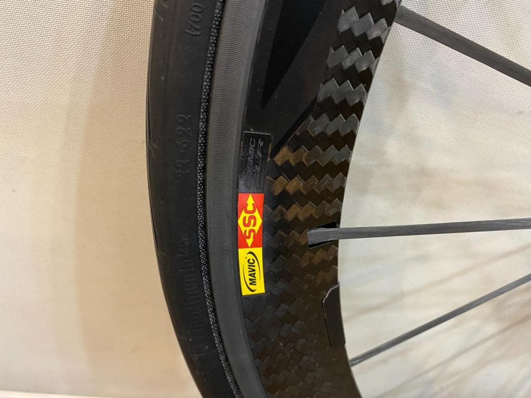 マビック　コスミックカーボン　SLR　SSC 　美品　リムブレーキ