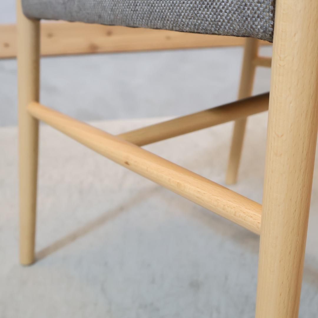 秋田木工 AKIMOKU ルフト ブナ材 ダイニングチェア 軽量 北欧スタイル