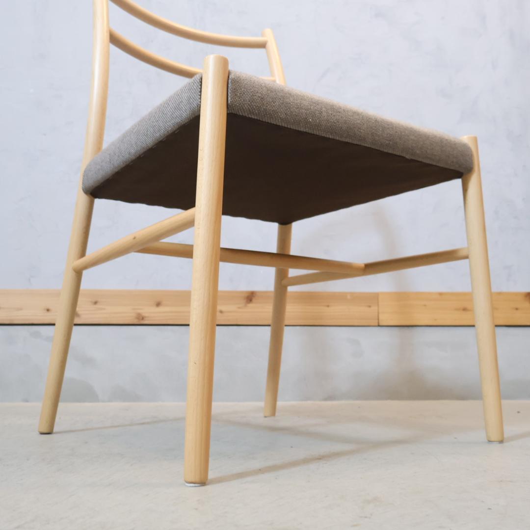 秋田木工 AKIMOKU ルフト ブナ材 ダイニングチェア 軽量 北欧スタイル