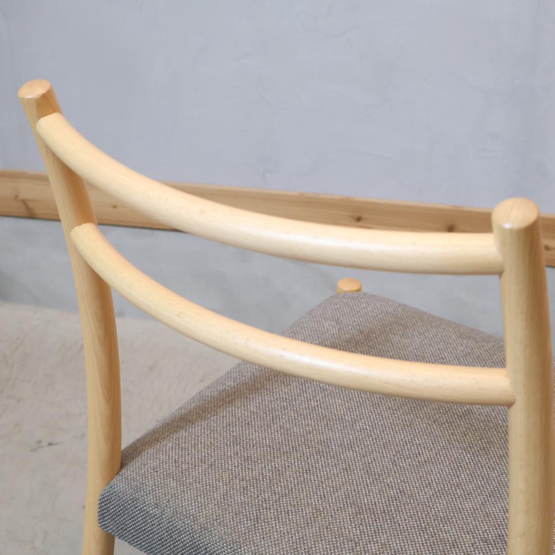 秋田木工 AKIMOKU ルフト ブナ材 ダイニングチェア 軽量 北欧スタイル