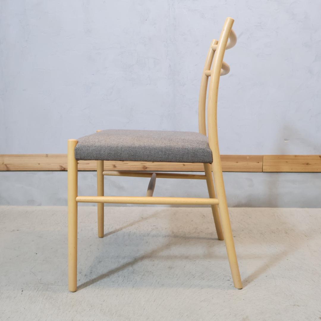 秋田木工 AKIMOKU ルフト ブナ材 ダイニングチェア 軽量 北欧スタイル