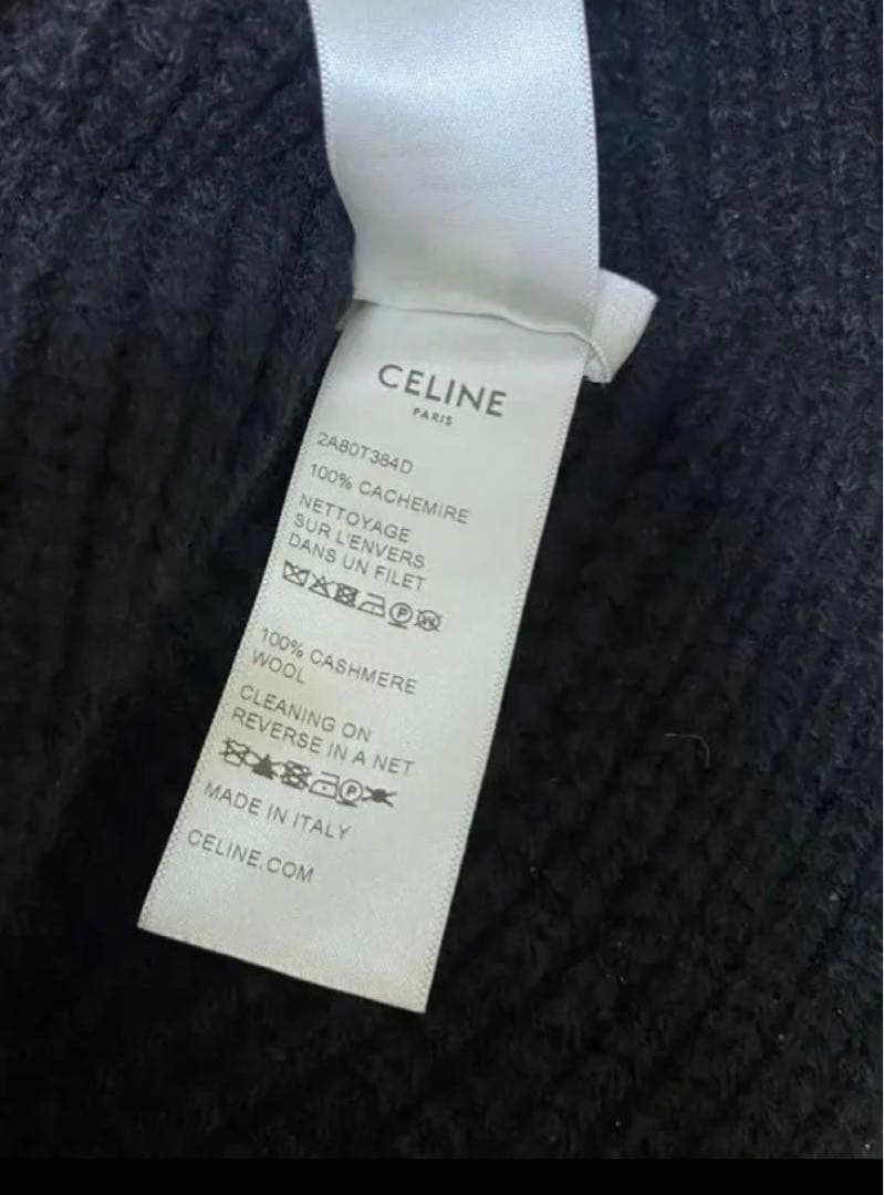 CELINEニットバケットハット バケハ ニット帽