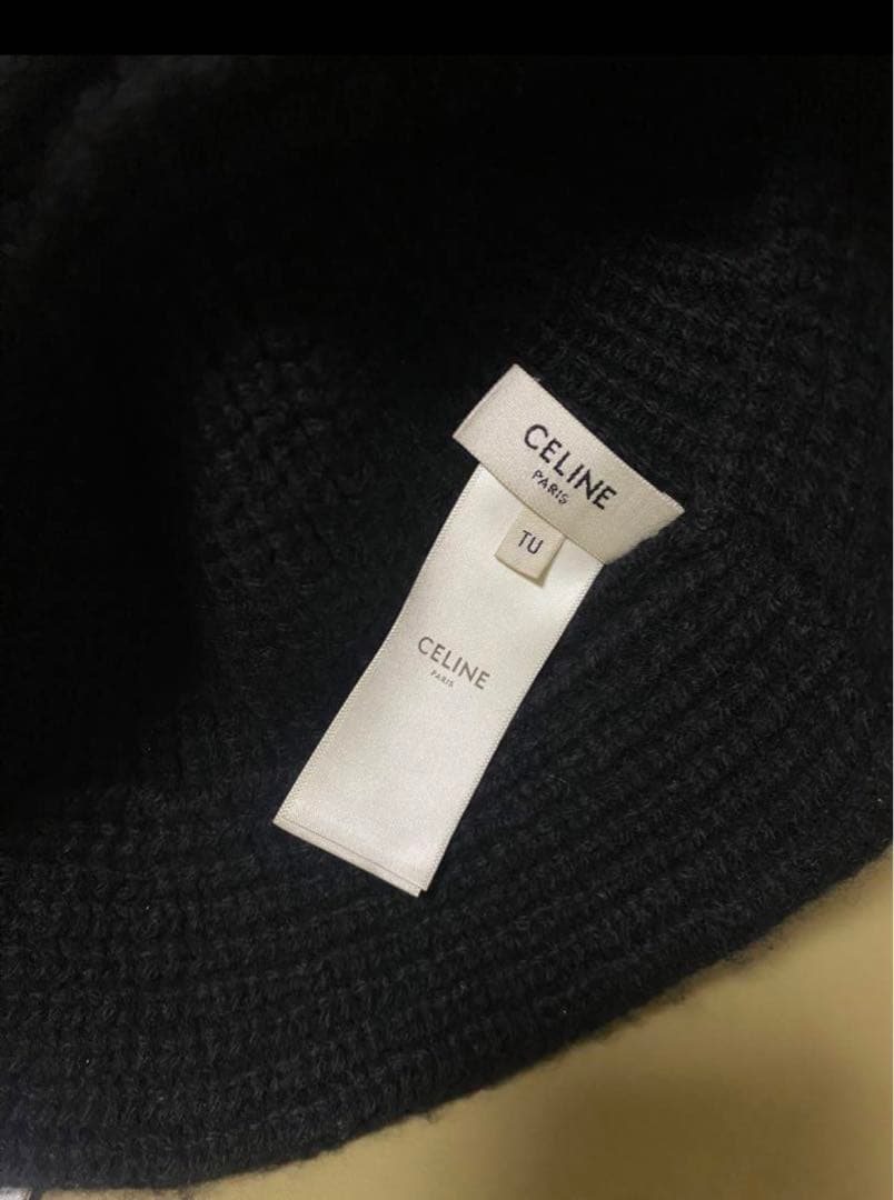CELINEニットバケットハット バケハ ニット帽