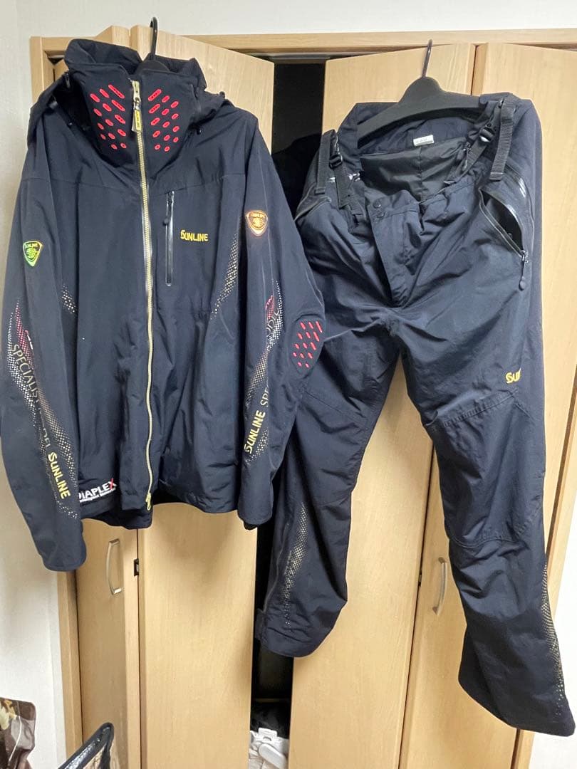 サンライン　DIAPLEX　レインスーツ　SUW-1803 サイズLL