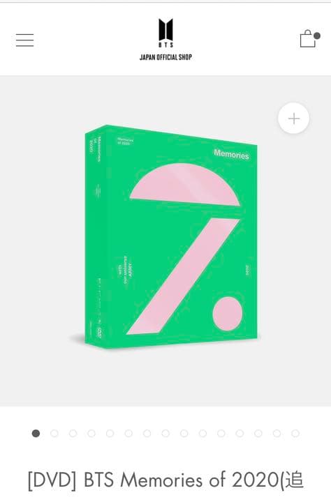 BTS Memories メモリーズ2020 DVD FC購入抜き無し日本語字幕
