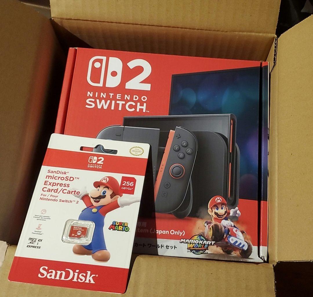 Nintendo Switch 2 日本語専用 マリオカート SDカード セット