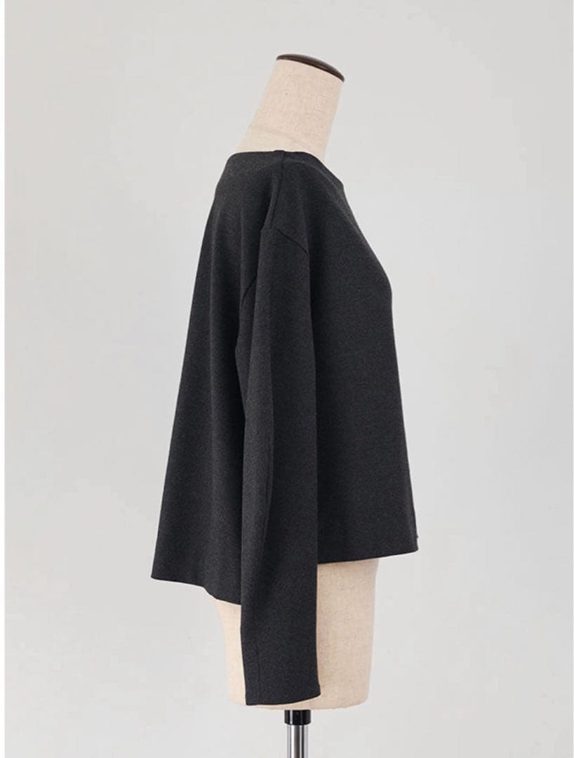 FORME WOOL-LIKE PULLOVER ブラック