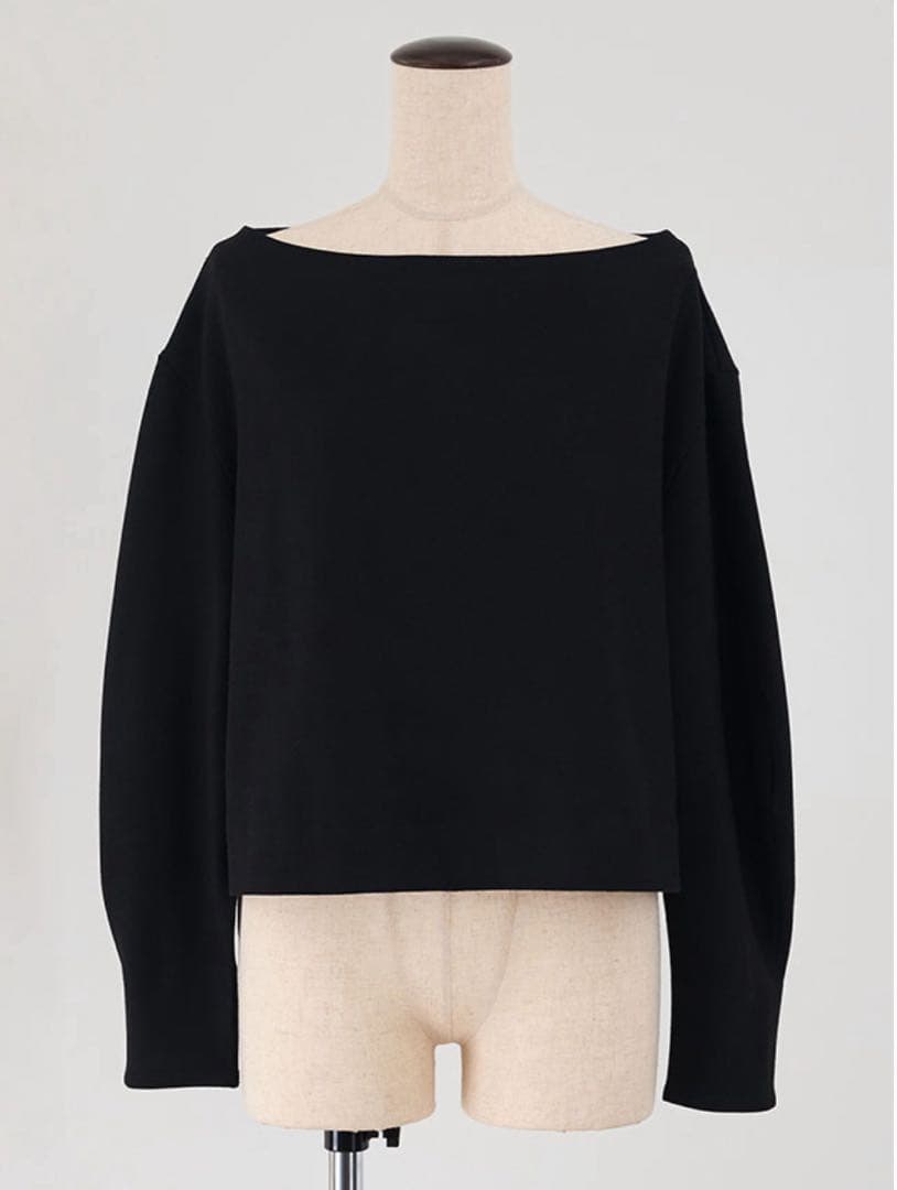 FORME WOOL-LIKE PULLOVER ブラック