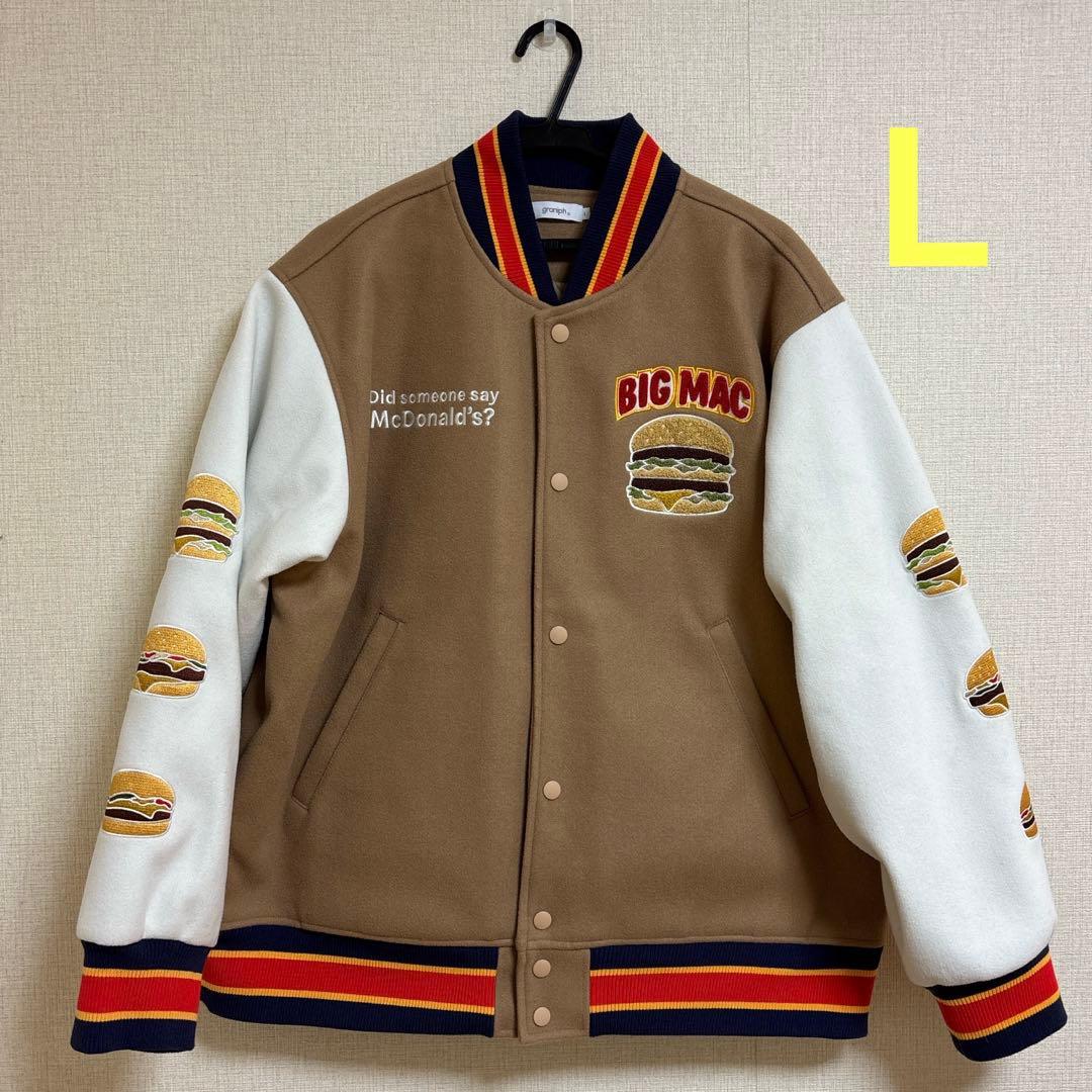 グラニフ☆Lサイズ マクドナルド ハンバーガーズ スタジアムジャンパー