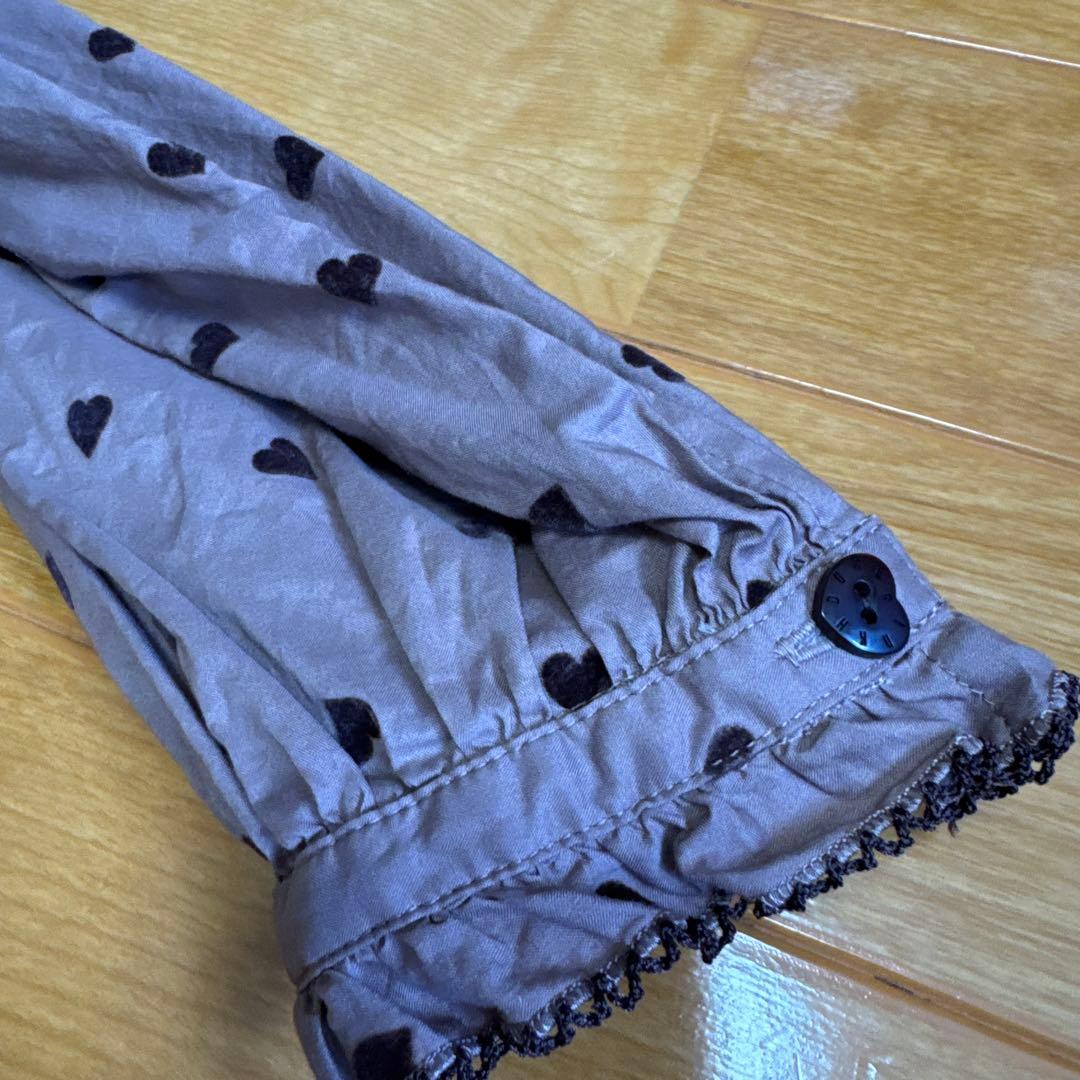 ピンクハウス　茶色　ハート　美品　ワンピース