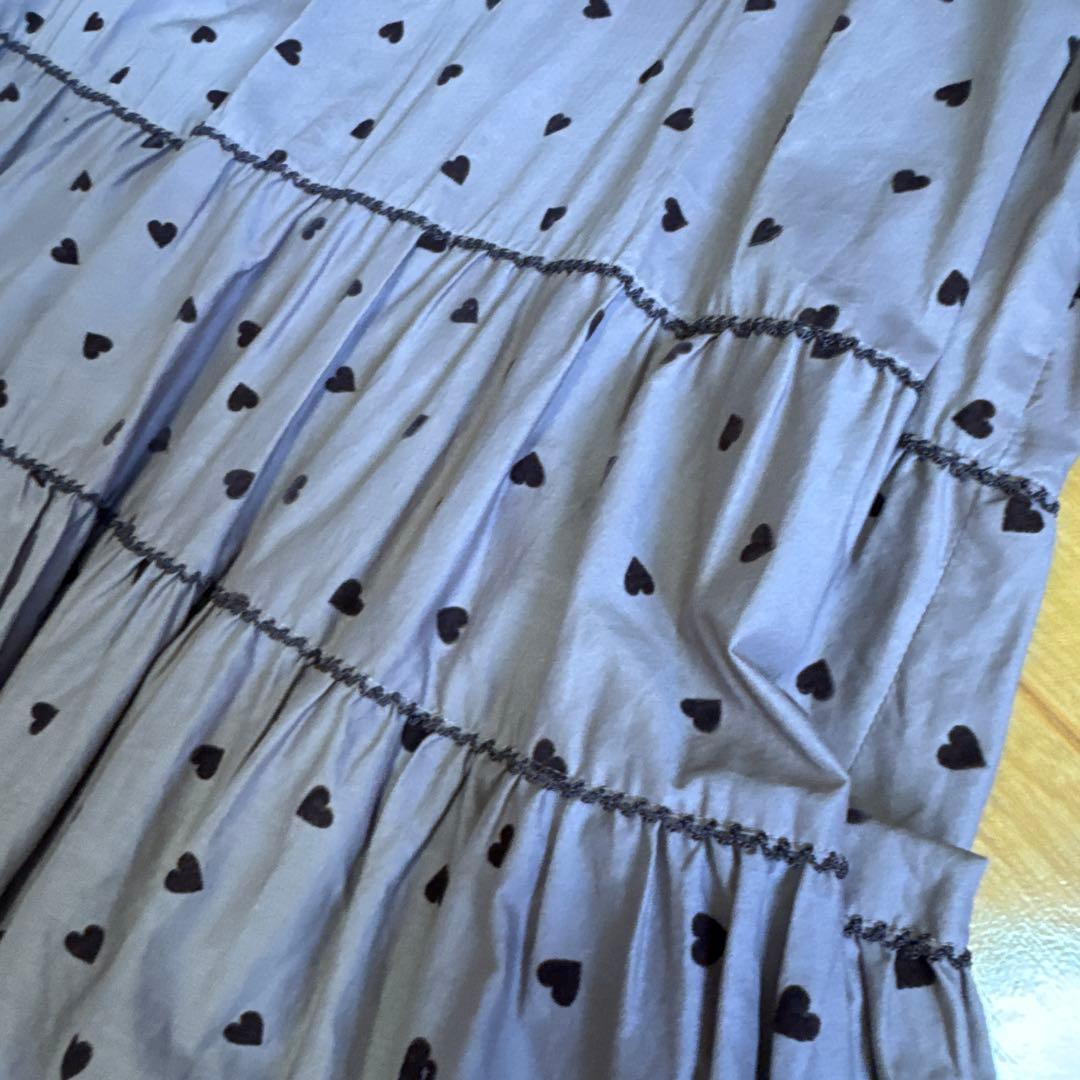 ピンクハウス　茶色　ハート　美品　ワンピース