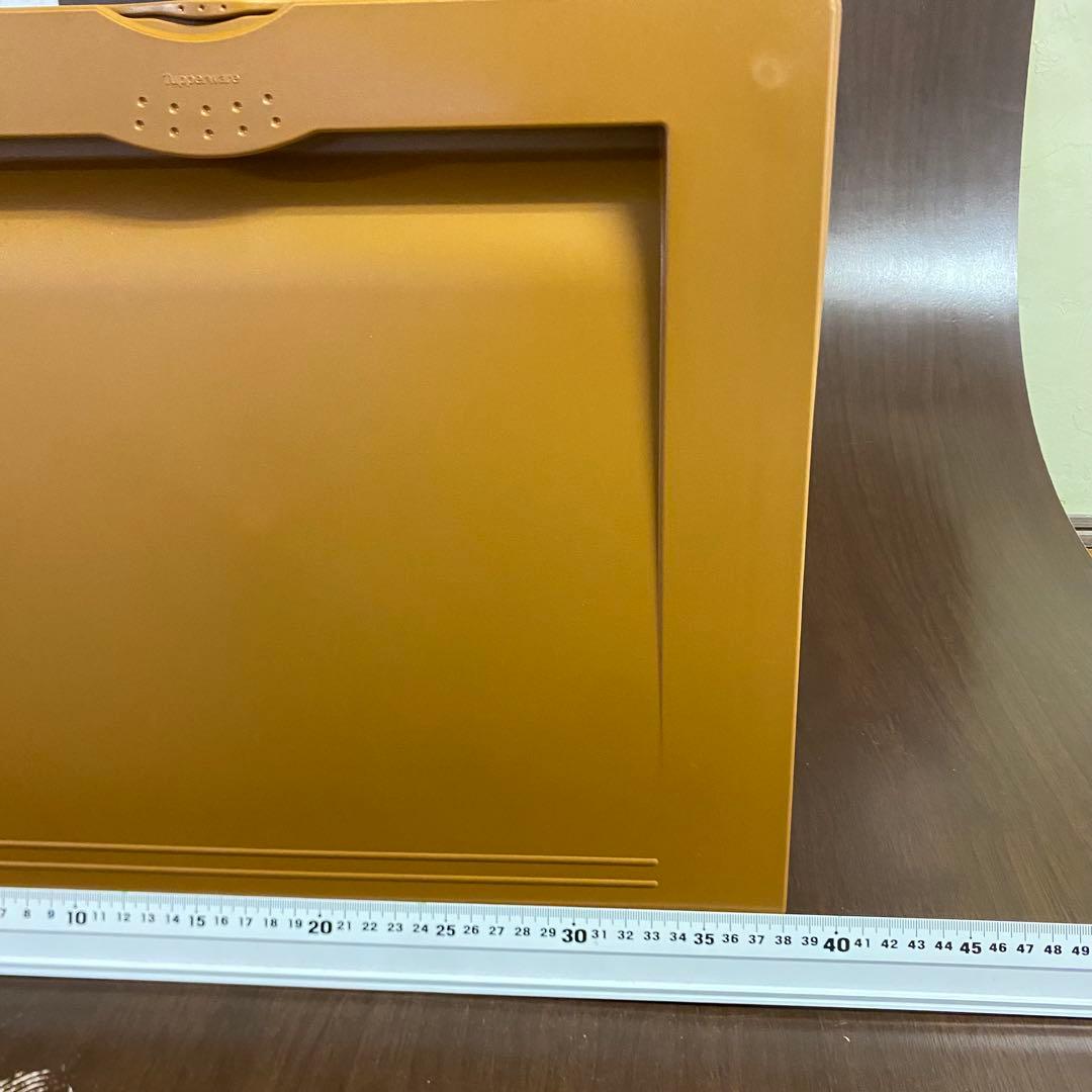 新品　タッパーウェア　スーパーチェストミニディープ　セピア