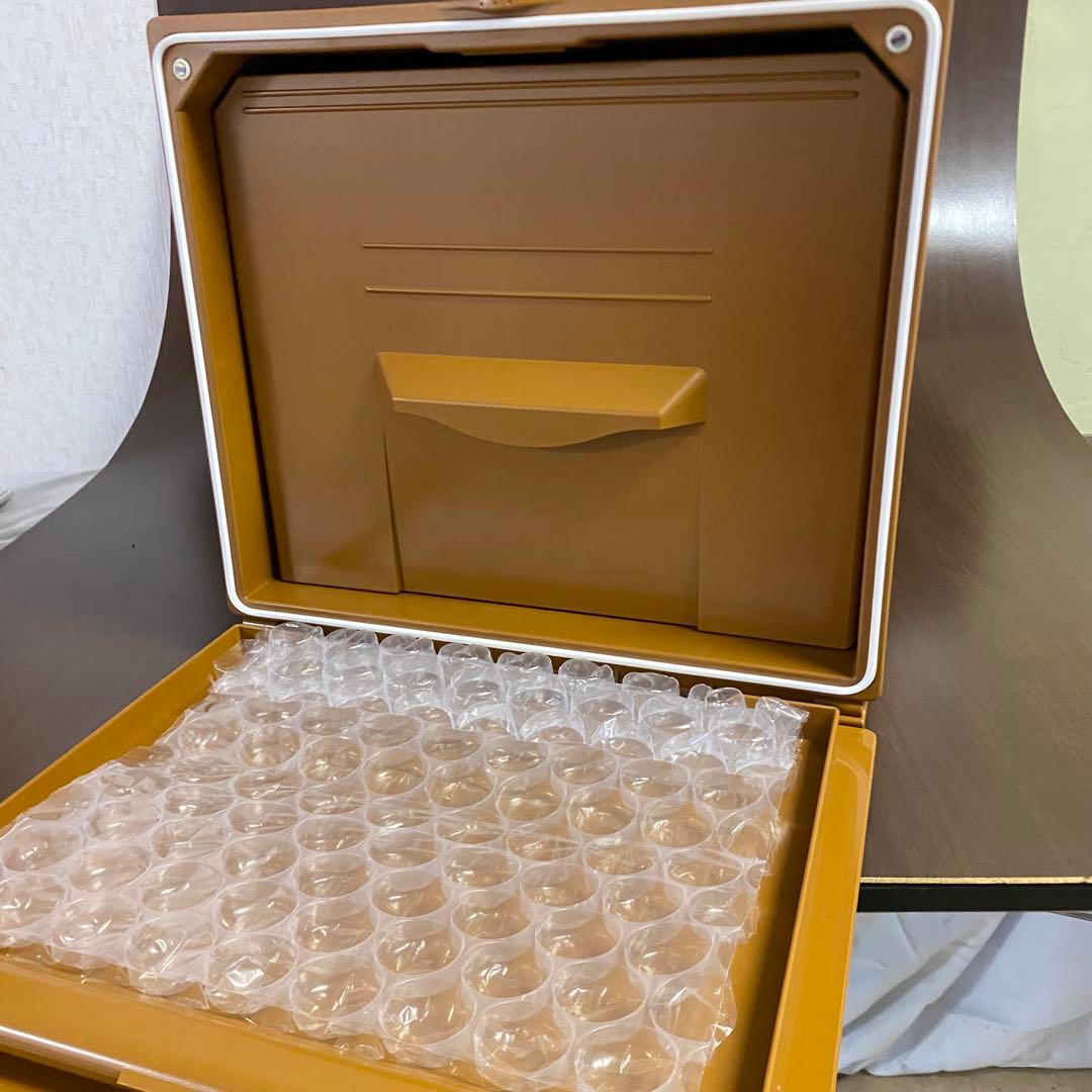 新品　タッパーウェア　スーパーチェストミニディープ　セピア