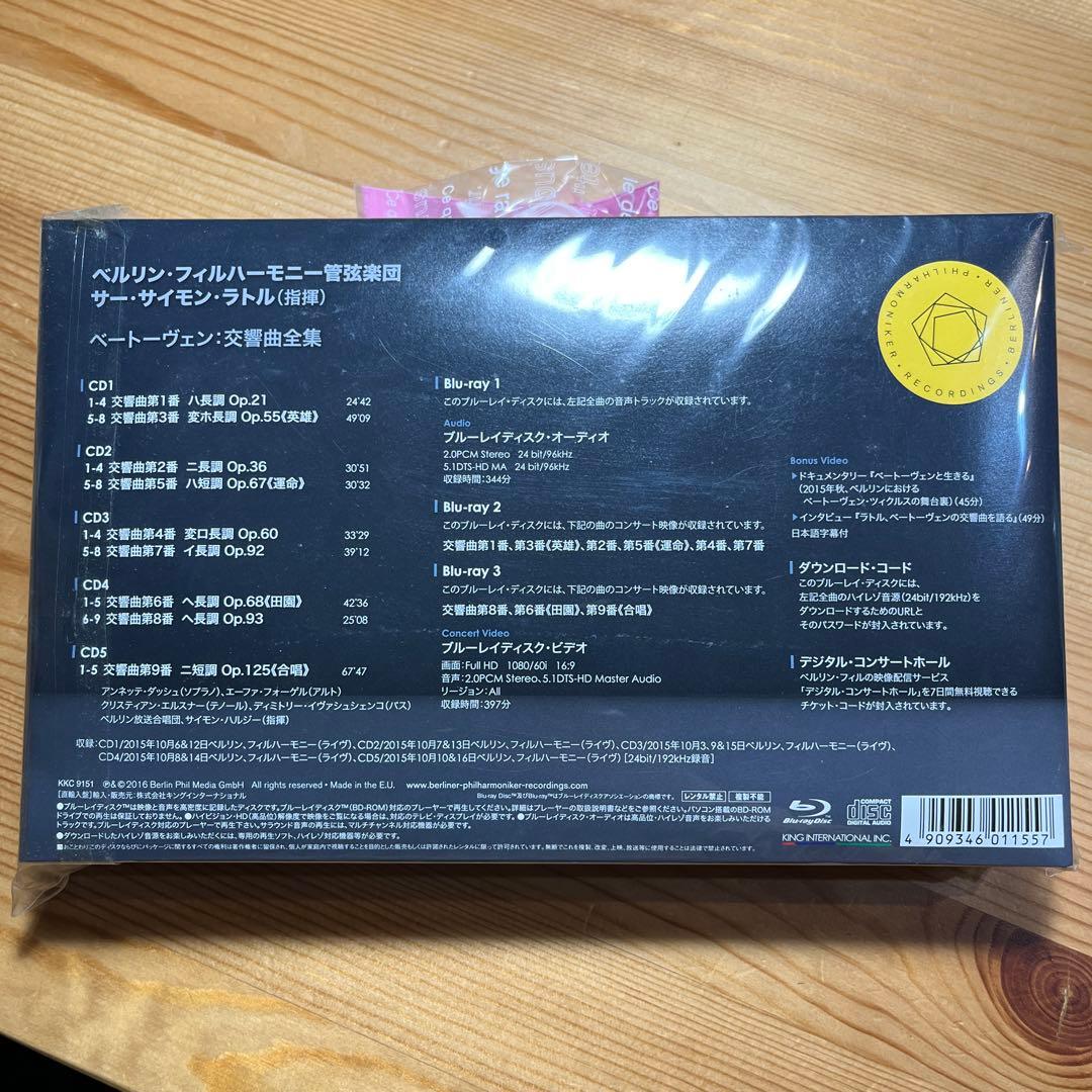 ベートーヴェン交響曲全集 ラトルBPO サイモン　フィルハーモニー管弦楽団　指揮