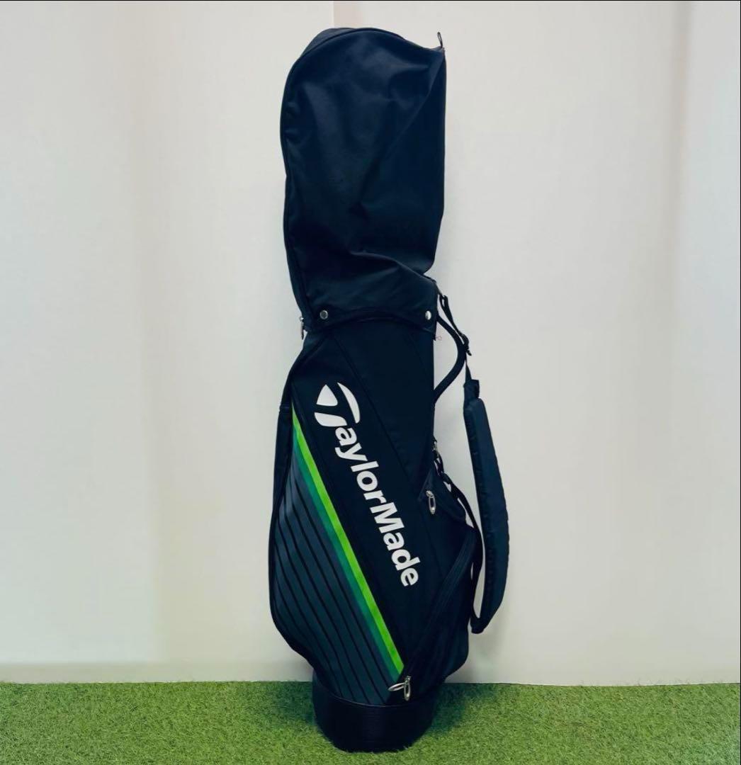 新品 テーラーメイド キャディバッグ 黒 ストライプ ゴルフ クラブ RBZ