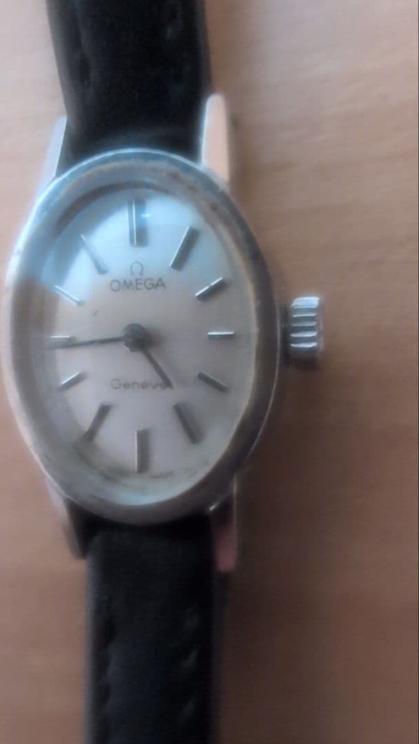 OMEGA Geneve 手巻き時計 シルバー/ブラック　女性用