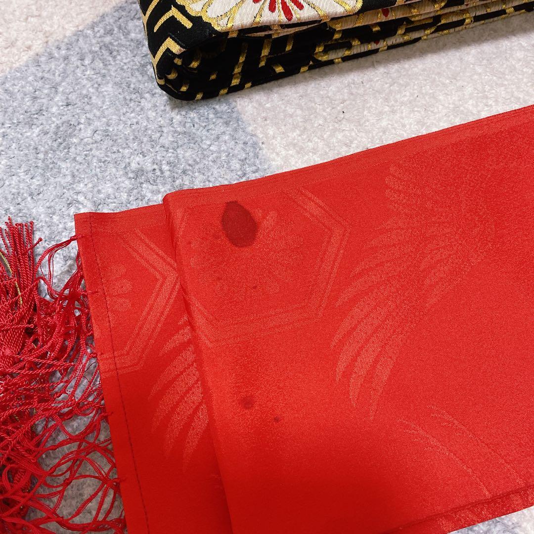 七五三 5歳 6歳 小さめ7歳 アンティーク 着物 帯 バッグ 草履 セット