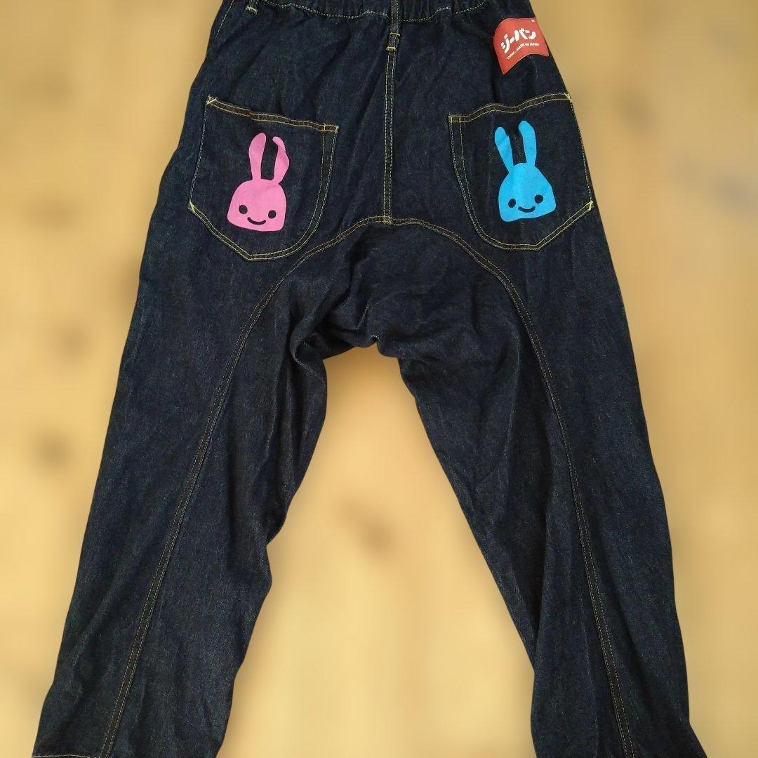最終価格　CUNE　キューン　ウサギたくさんのデニムサルエルパンツ　М