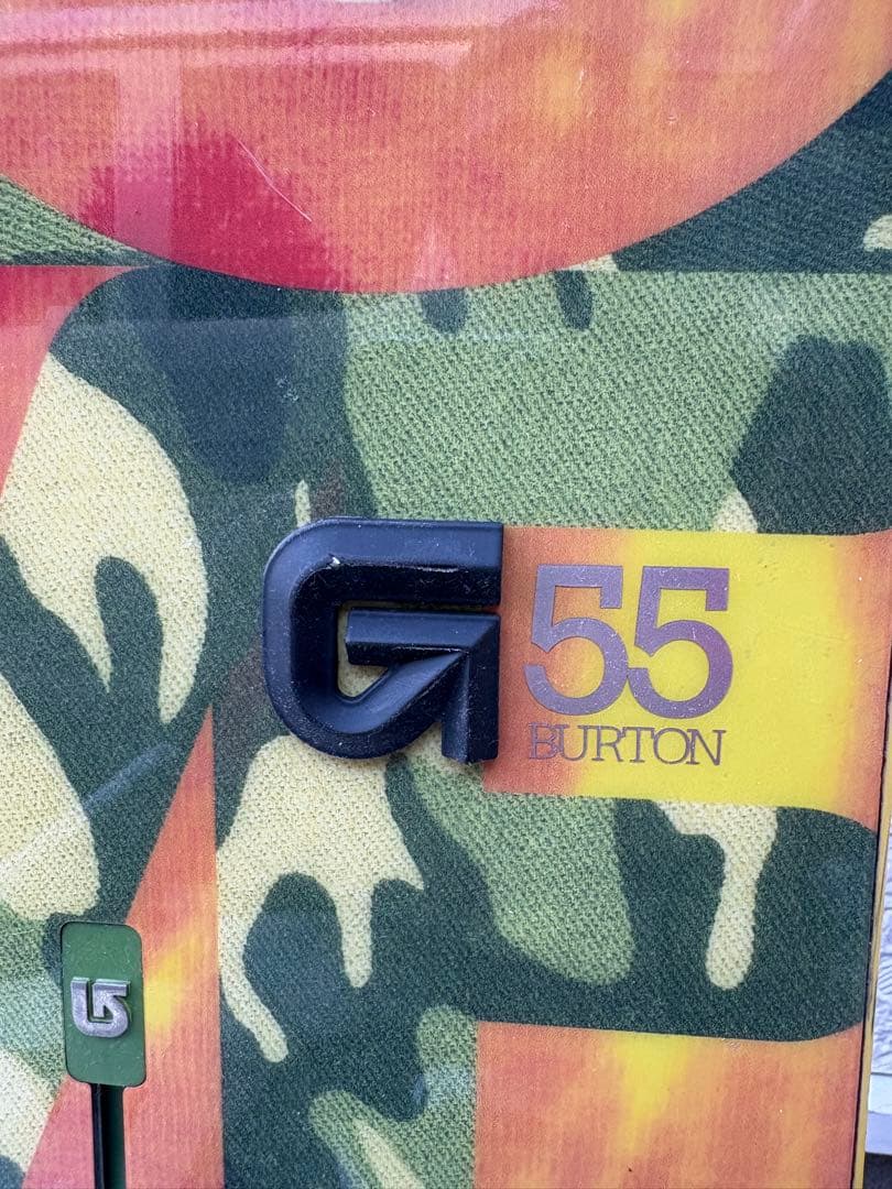 Burton G55 スノーボード カモフラージュ