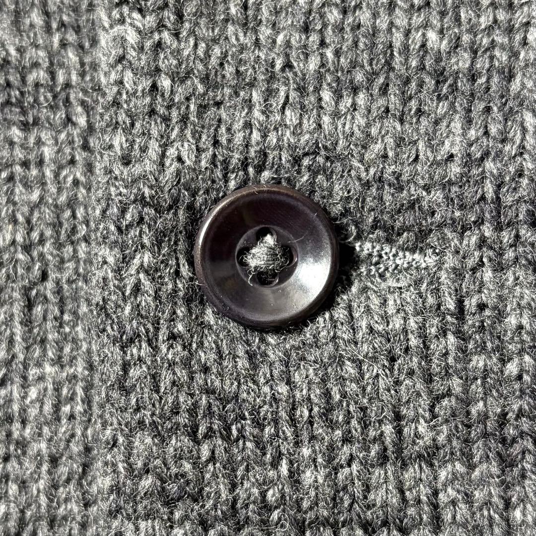 45rpm ウール ニット ダブル ジャケット カーディガン 3 グレー