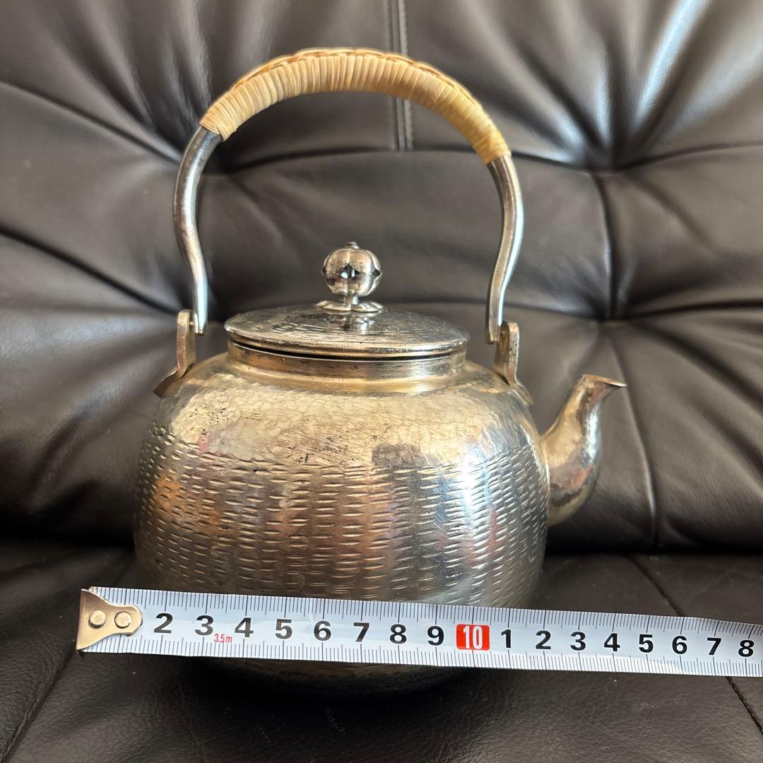 銀瓶　秀夆堂造