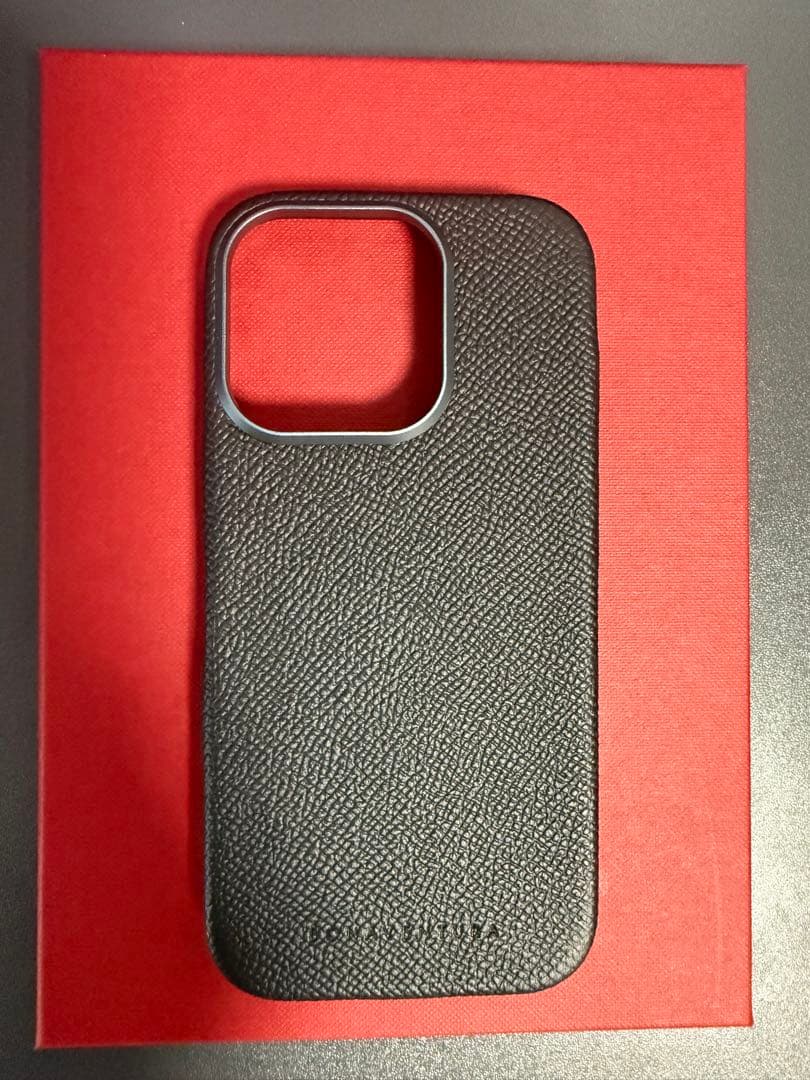 BONAVENTURA iPhone16pro レザーケース　ブラック
