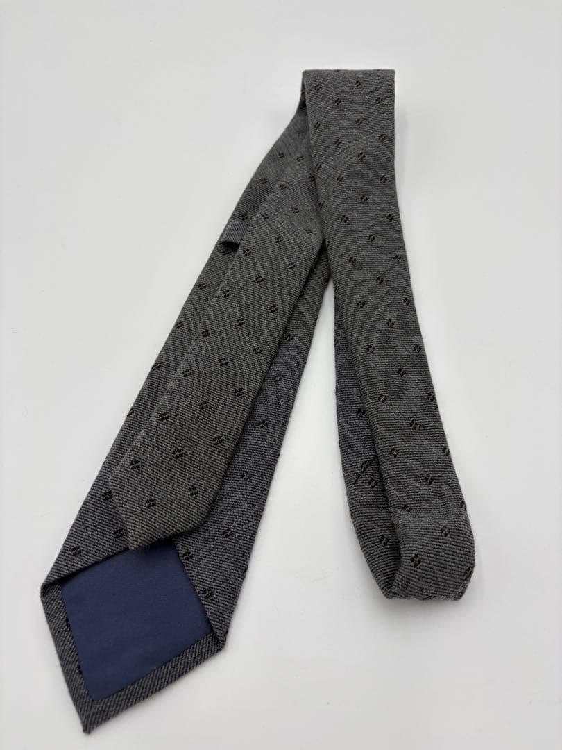 新品未使用　FRANCO BASSI ネクタイ　グレー　フランコバッシ