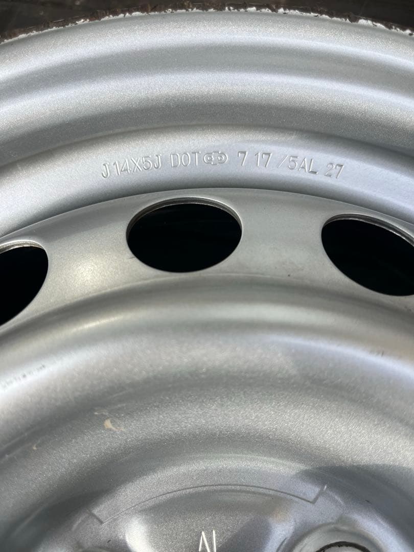 14インチ スチールホイール 4穴 プロボックス　4本