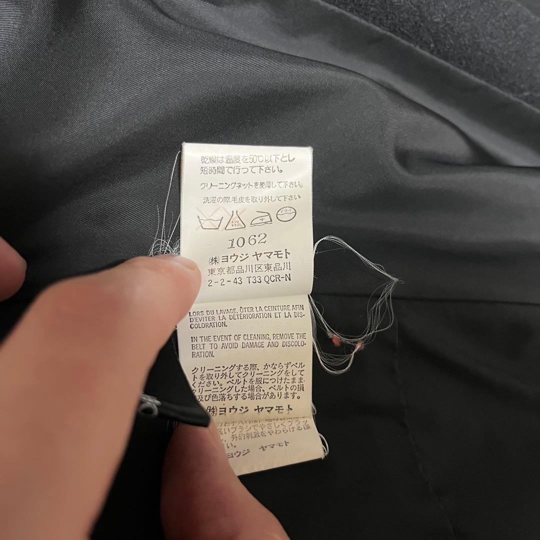 ヨウジヤマモト +Noir ウール コート　ファー