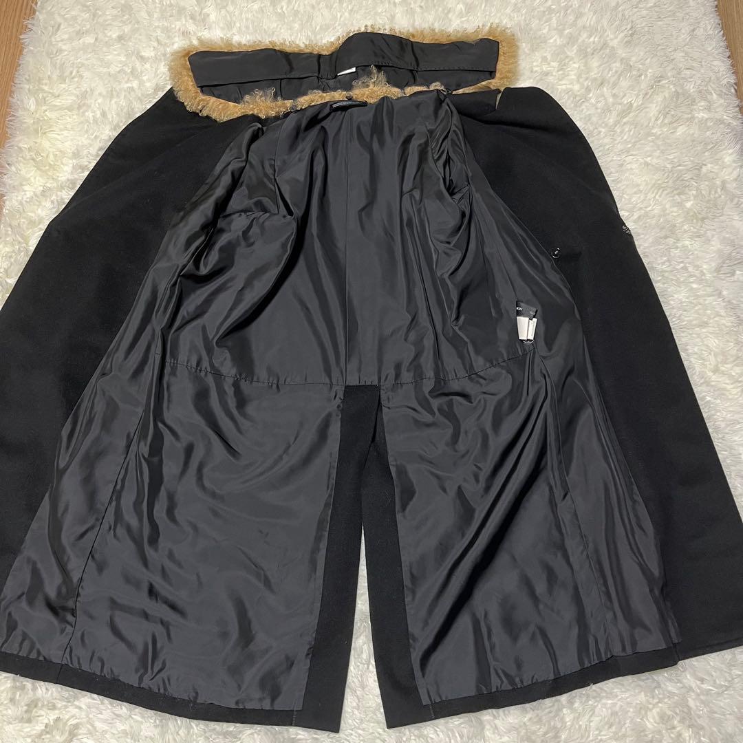 ヨウジヤマモト +Noir ウール コート　ファー