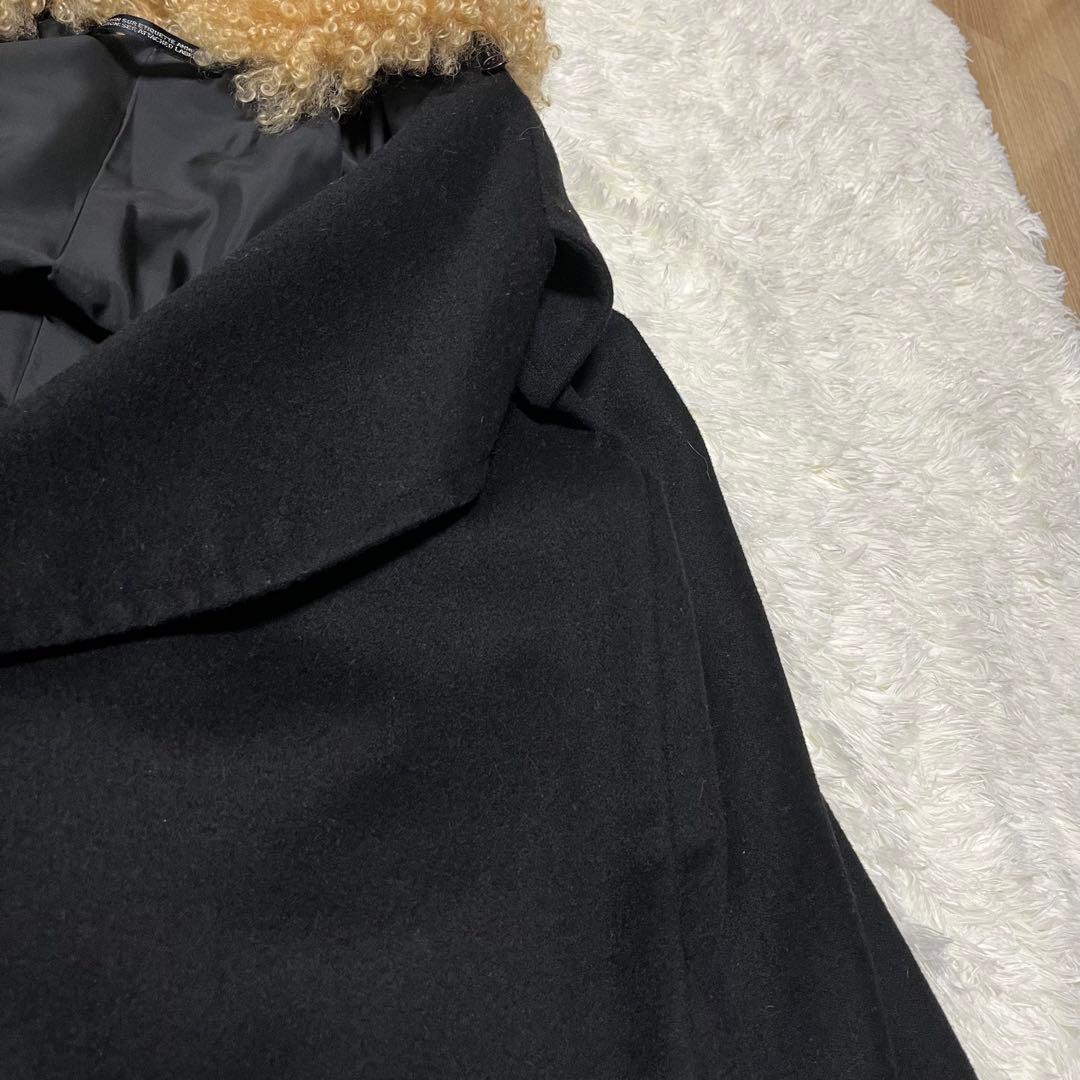 ヨウジヤマモト +Noir ウール コート　ファー