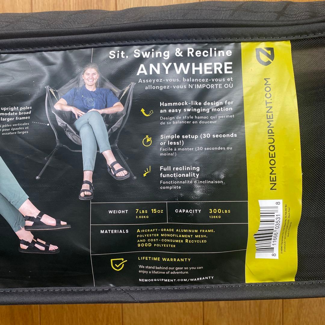 NEMO ニーモ・イクイップメント スターゲイズリクライニングキャンプチェア