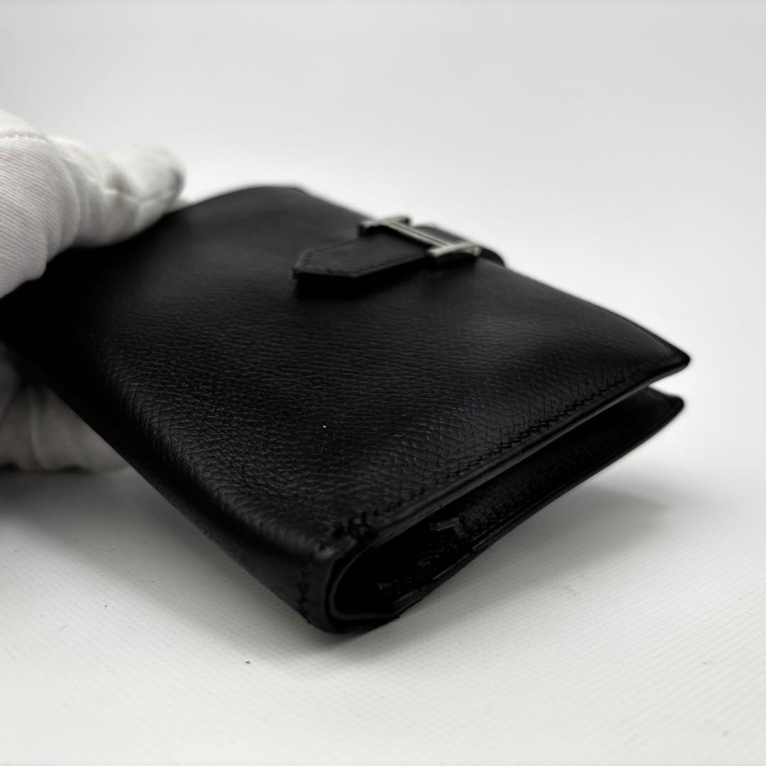 エルメス HERMES コンパクト ベアン新型シルバー金具□I 刻印