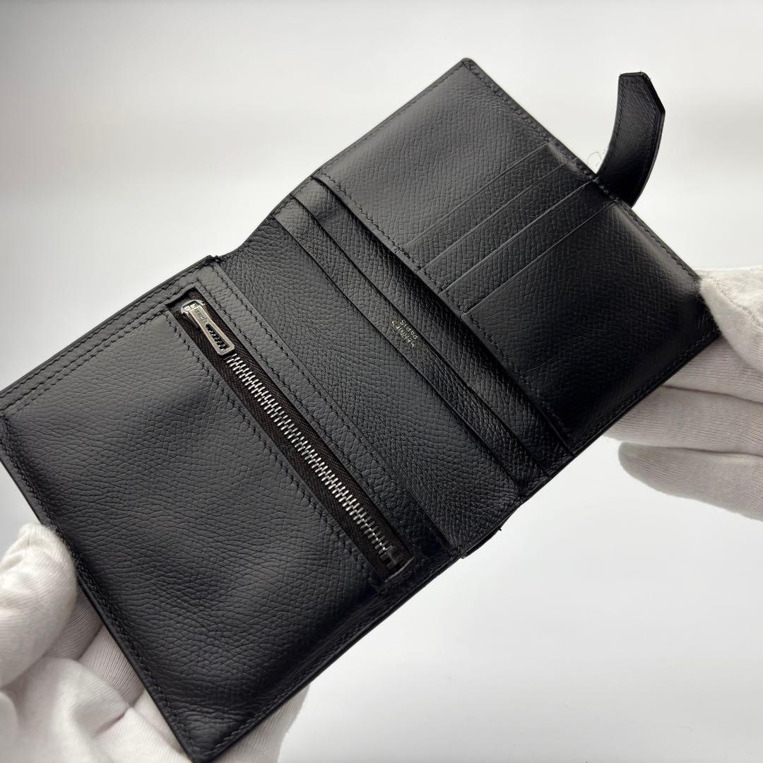 エルメス HERMES コンパクト ベアン新型シルバー金具□I 刻印