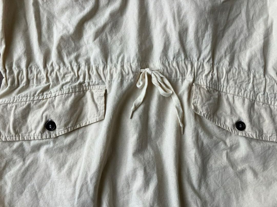 Sweden スウェーデン軍 アノラックパーカー ほぼデッドストック 25 白