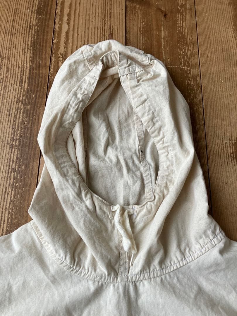 Sweden スウェーデン軍 アノラックパーカー ほぼデッドストック 25 白