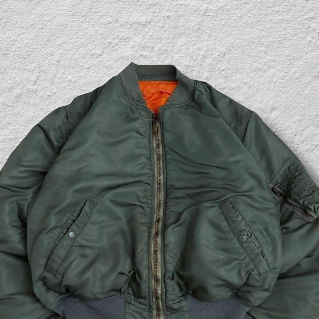 リョウアルファ米軍実物USA製60sMA-1フライトジャケットdタイプ