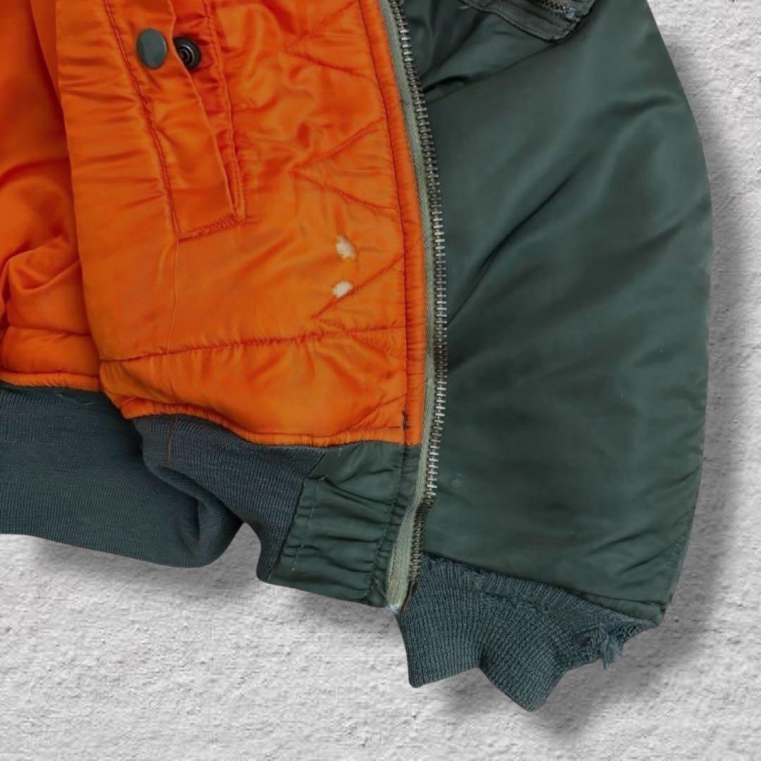 リョウアルファ米軍実物USA製60sMA-1フライトジャケットdタイプ