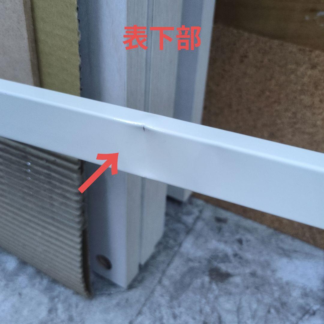 キズあり 伸縮クローゼット　WS色