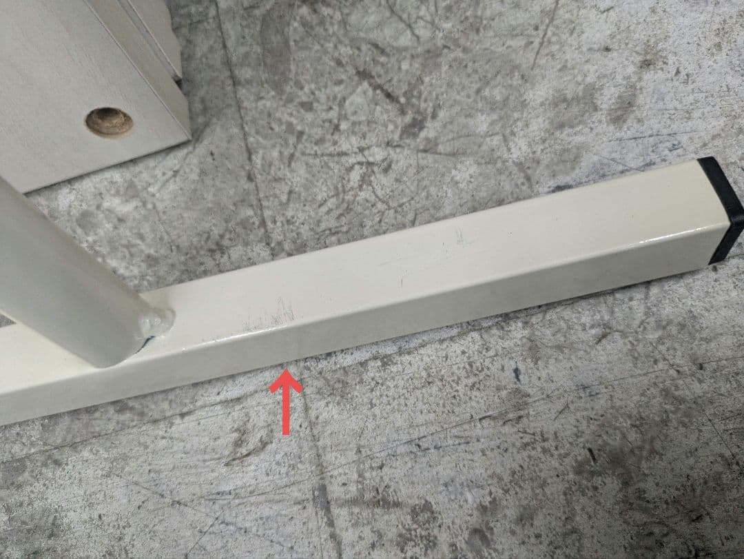 キズあり 伸縮クローゼット　WS色