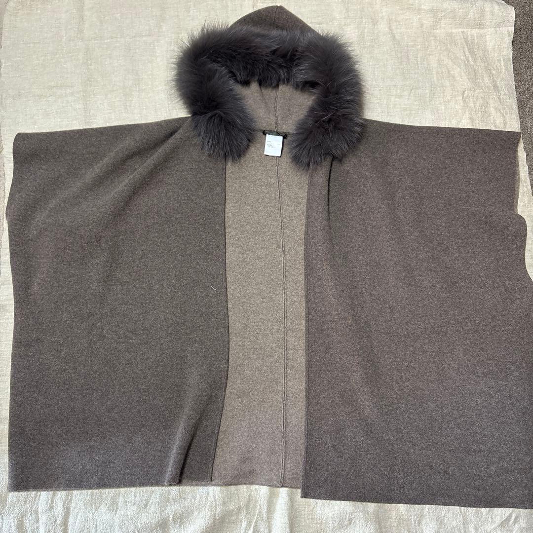 カシミヤ ポンチョ　LEILIAN