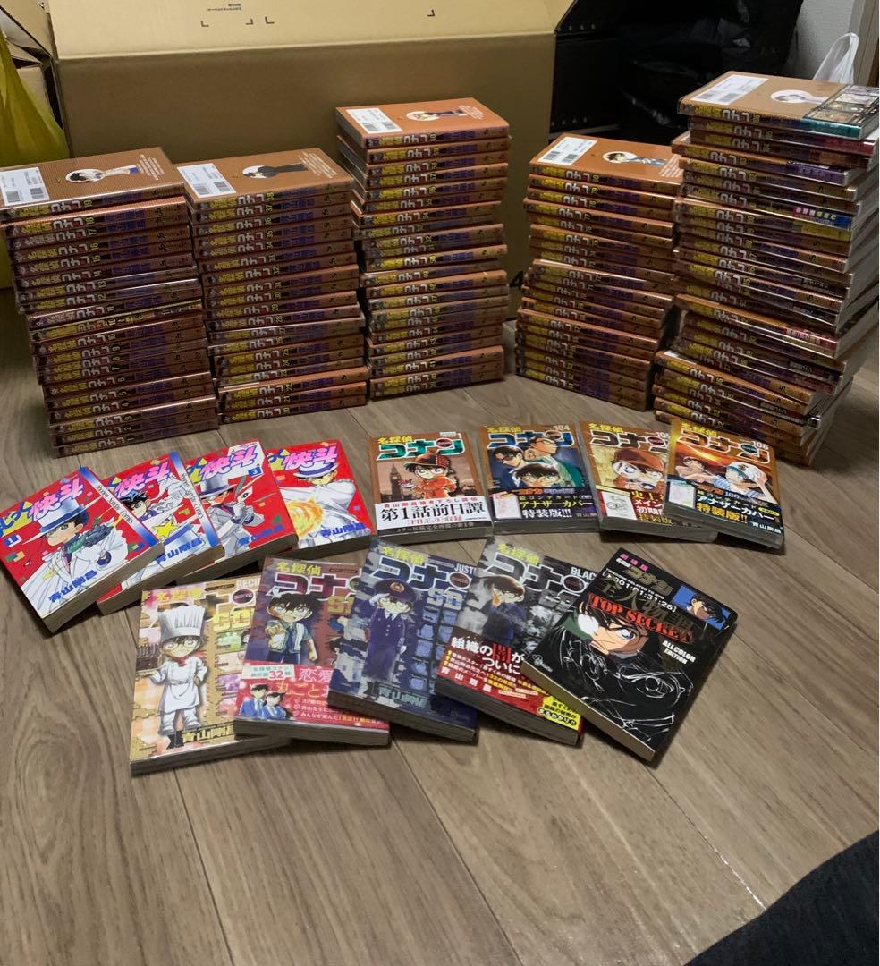 名探偵コナン 1巻〜最新刊106巻、特装版、関連本、まじっく快斗 1巻〜4巻