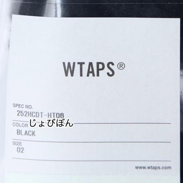定価以下 25AW WTAPS AVT CAP CORDURA BLACK