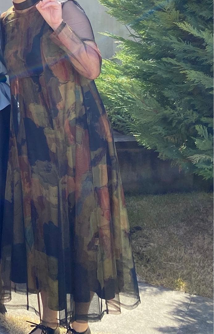 ワンピース AMERI/UND GYPSUM ART DRESS/M