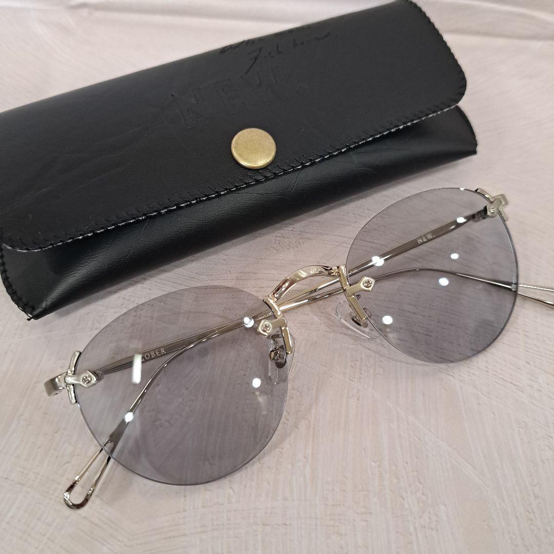 NEW.サングラス GOBER C-1 リムレス フチなし ツーポイント