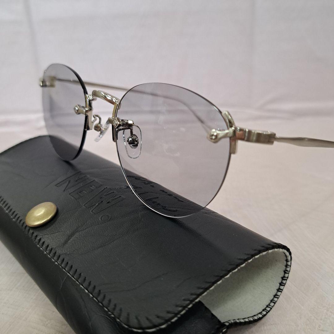 NEW.サングラス GOBER C-1 リムレス フチなし ツーポイント