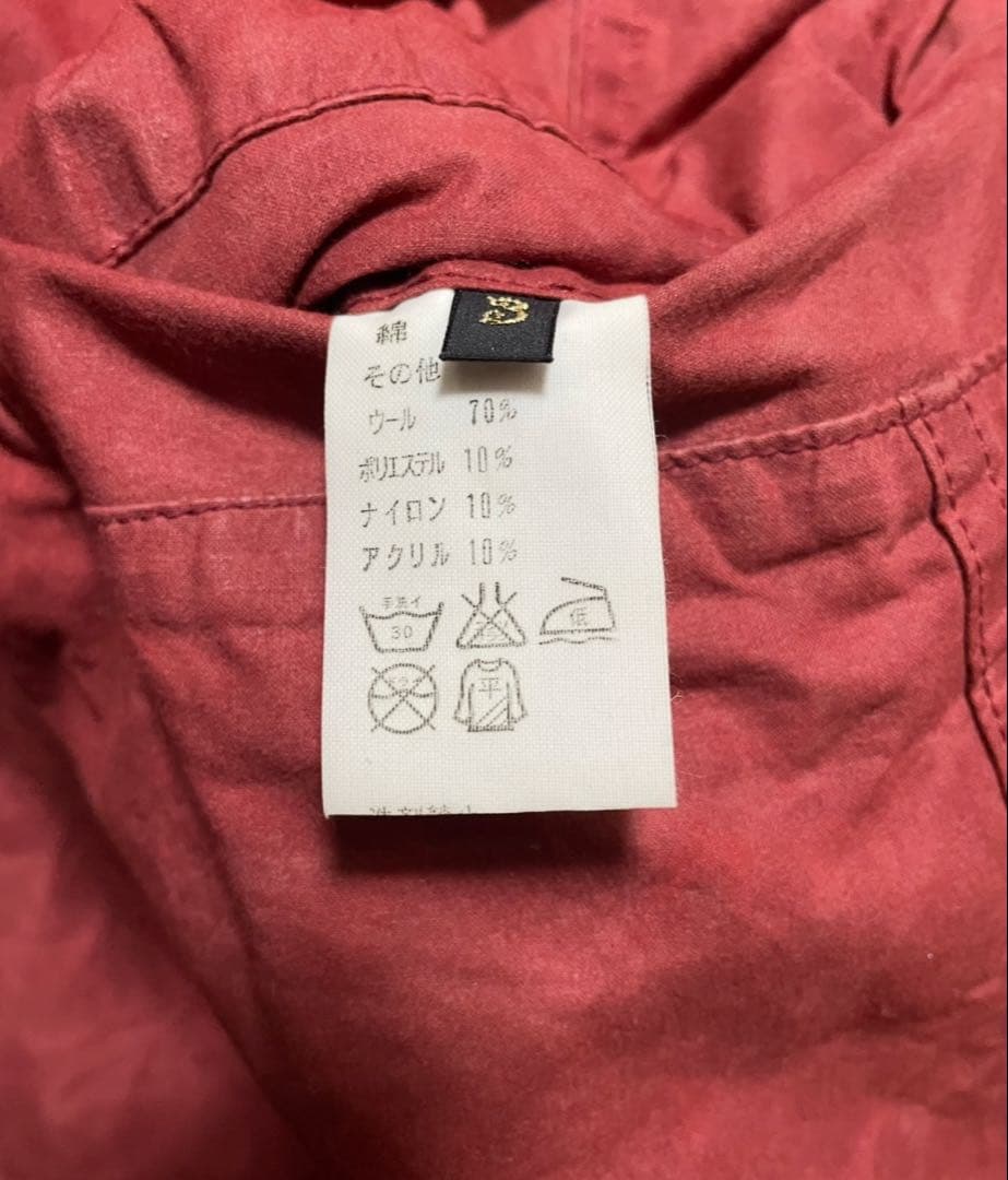 KAPITAL オイルコーティング コーデュロイ襟 Pコート ロングジャケット