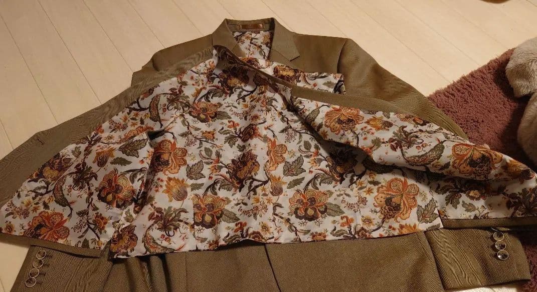 メンズ スーツ ブラウン オーダースーツ